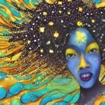Stars in Her Hair - Inspired by Goddess Mother of Orisha of Water Witch Creations - Ancestor Bottled and More